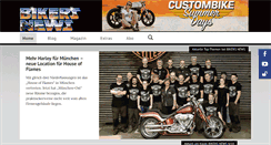 Desktop Screenshot of bikersnews.de